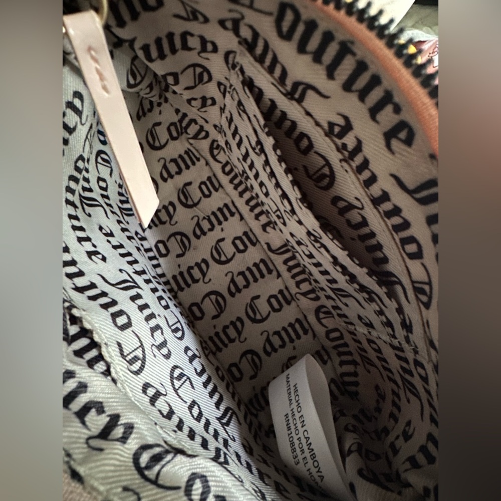 Juicy Couture Black and White Monogram Interior